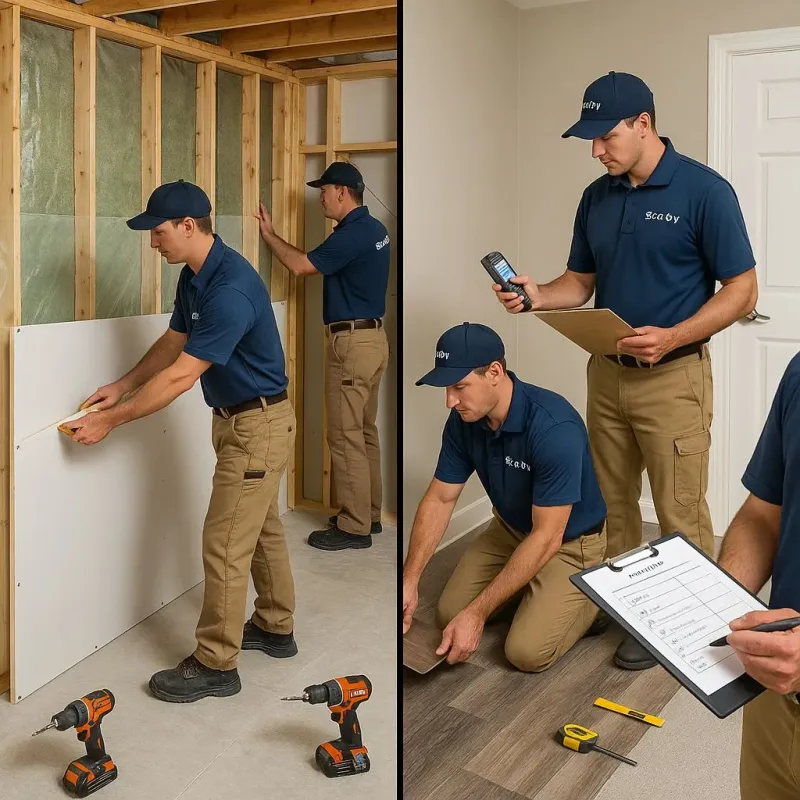 Repairs and Reconstruction process in Caney, KS